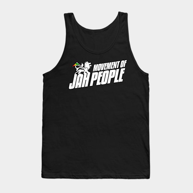 Movement Of Jah People Reggae Tank Top by rastauniversity